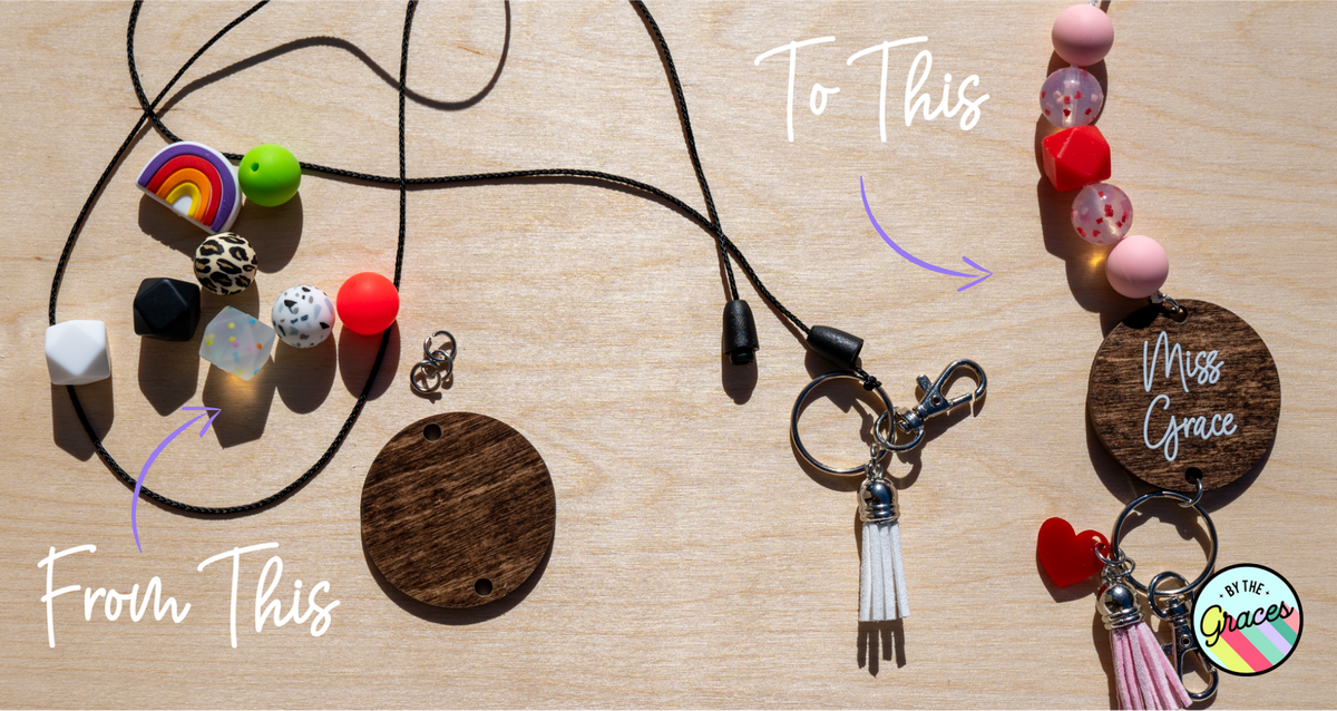 Teacher key lanyard store