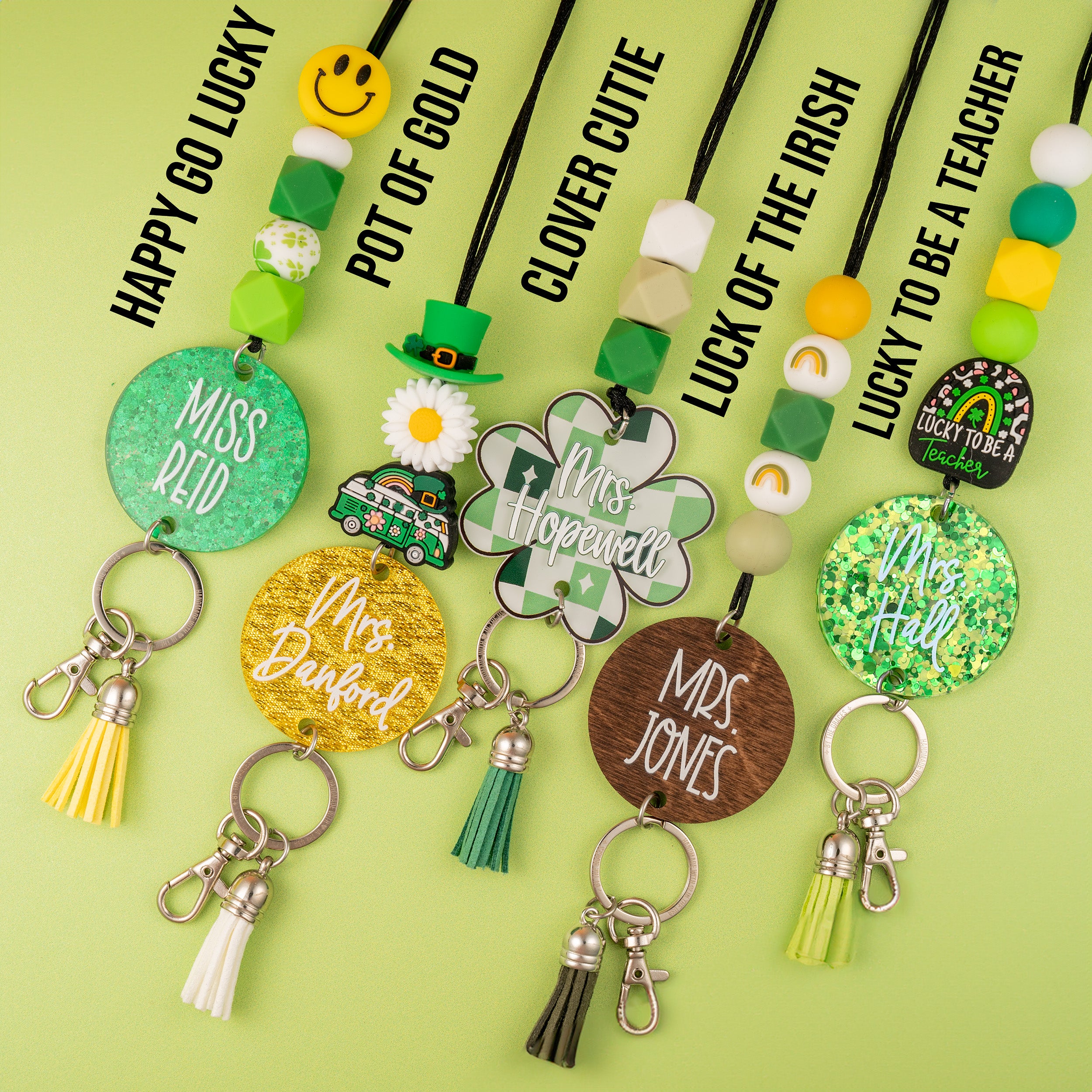 St. Patrick's Day 2025 Personalized Seasonal Lanyard