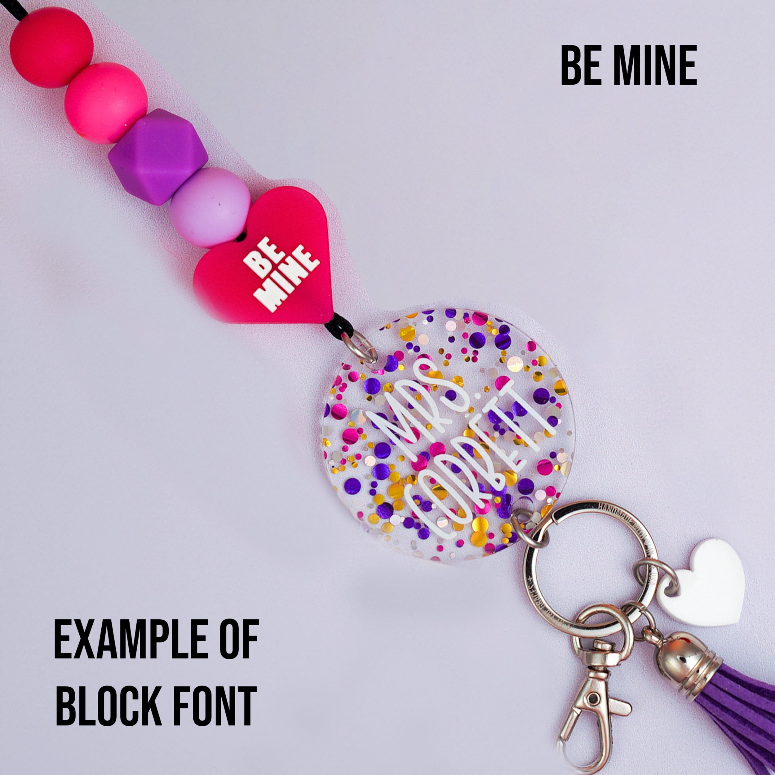 Valentine's Day 2025 Personalized Seasonal Lanyard