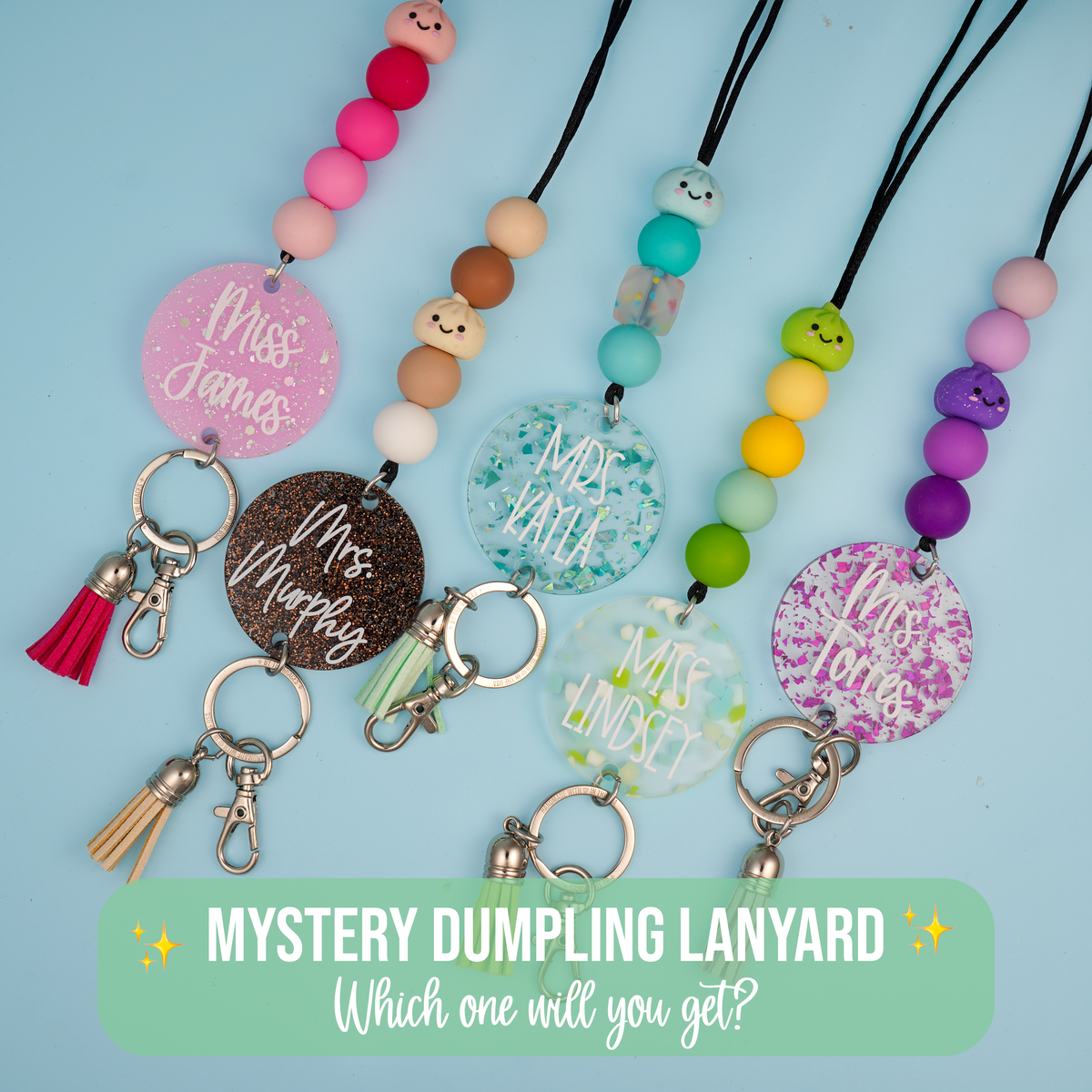 Mystery Dumpling Surprise Lanyard