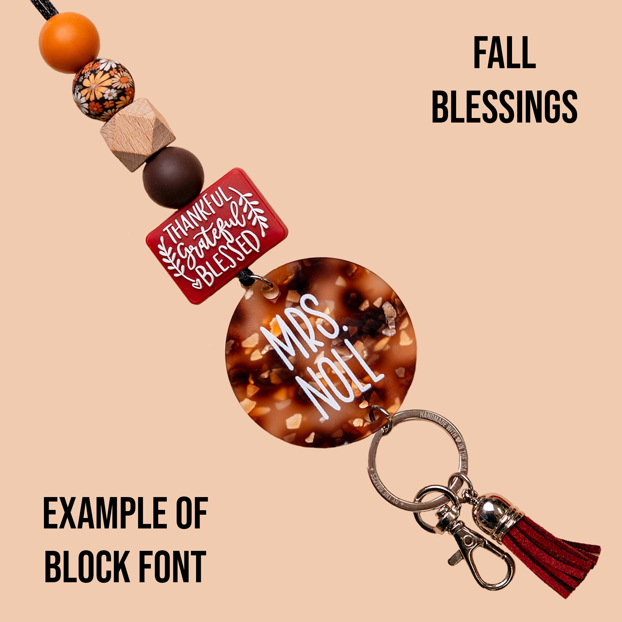 Fall 2025 Personalized Seasonal Lanyard