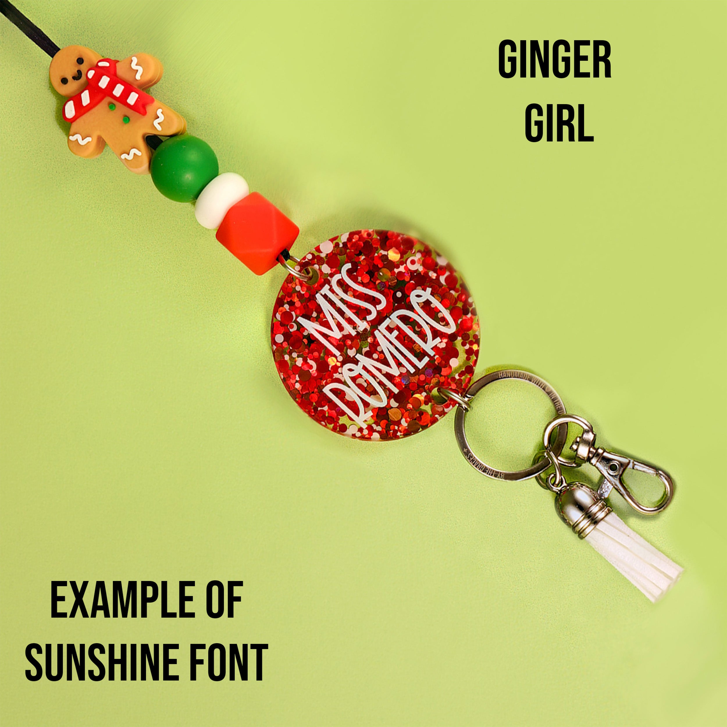 Festive Christmas 2024 Personalized Seasonal Lanyard