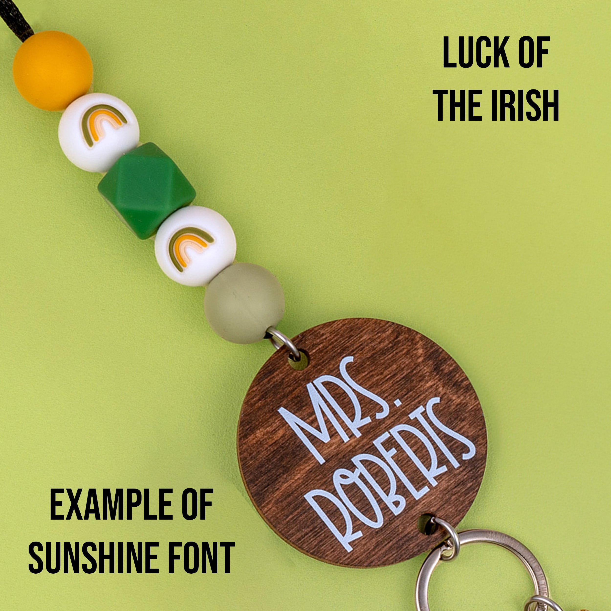 St. Patrick's Day 2025 Personalized Seasonal Lanyard