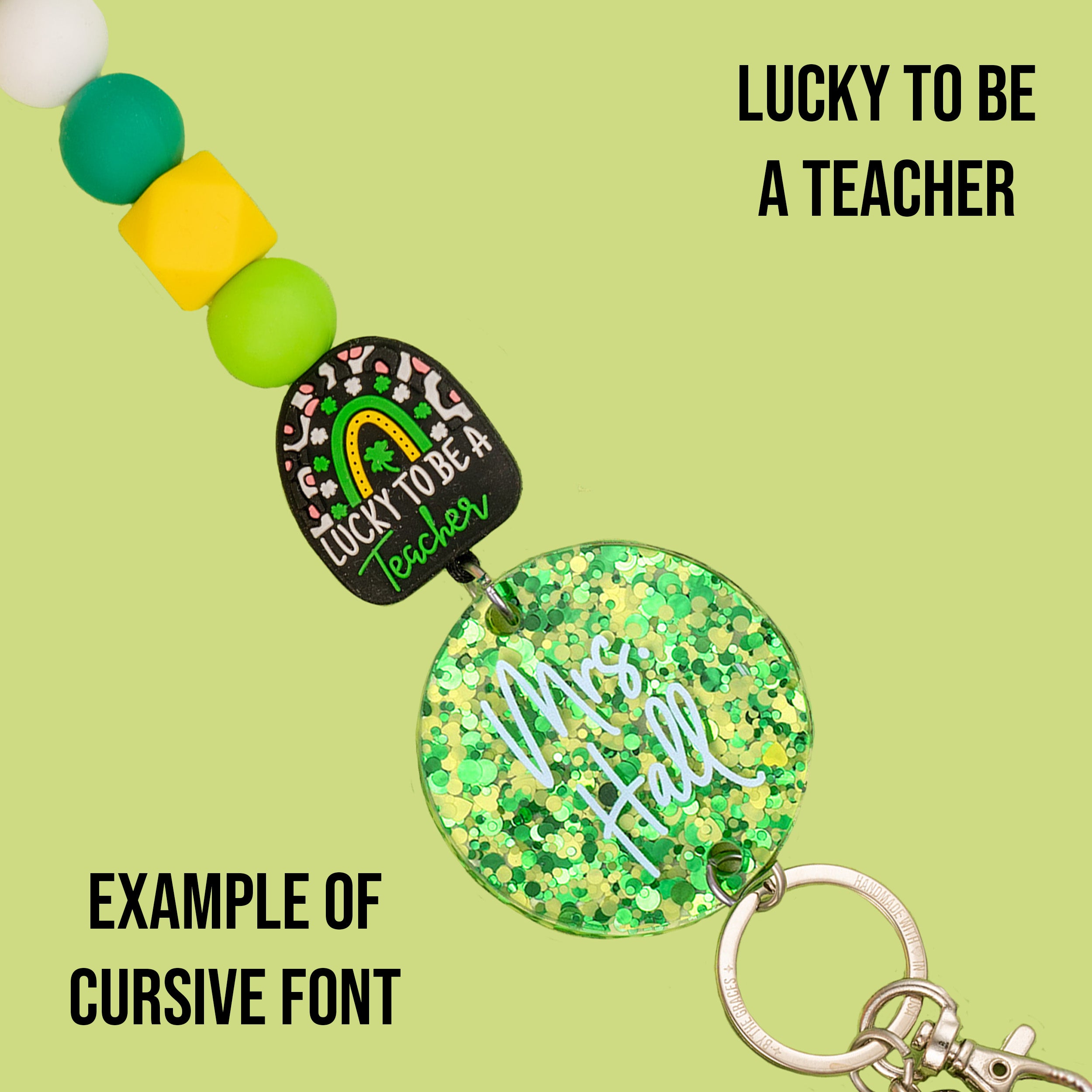 St. Patrick's Day 2025 Personalized Seasonal Lanyard