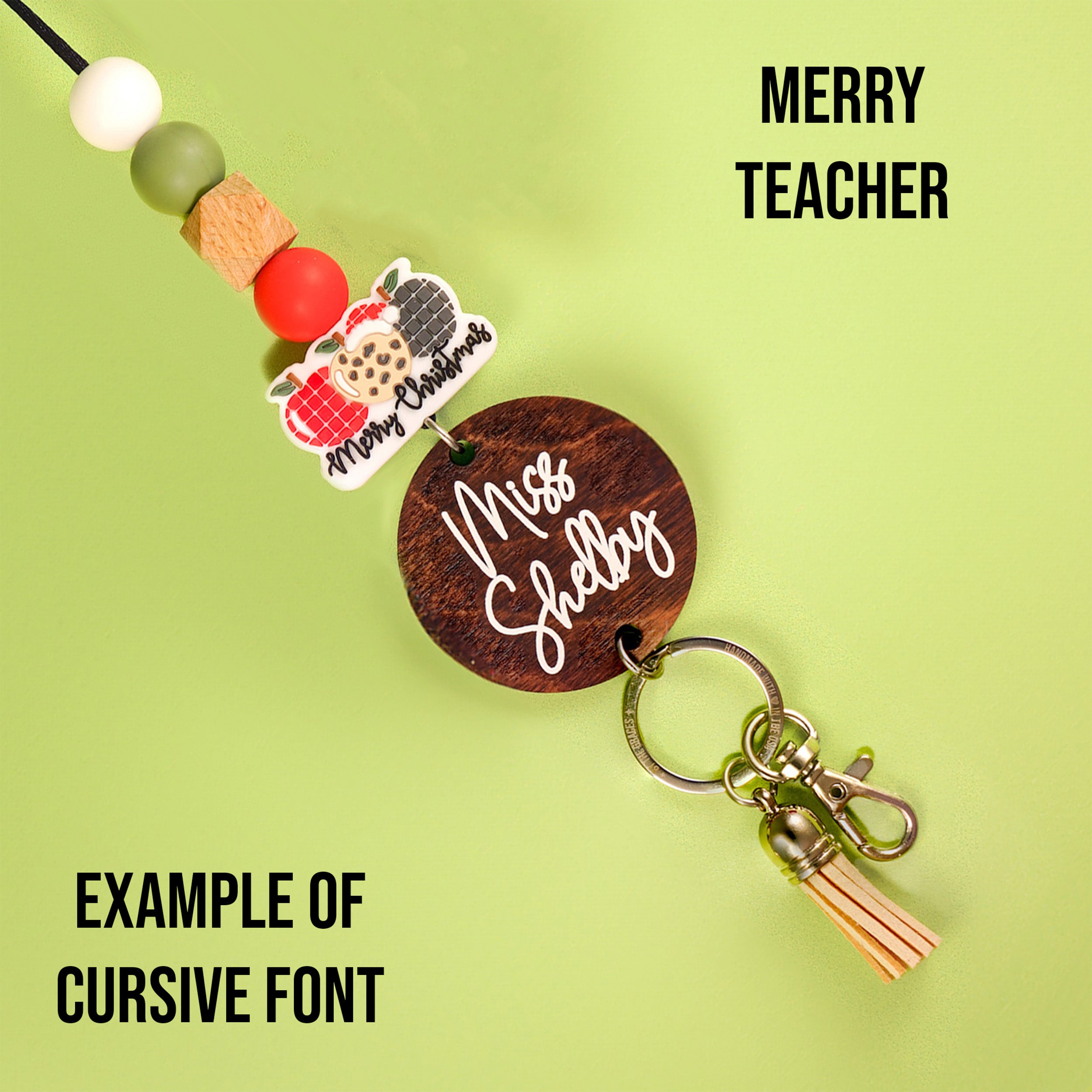 Festive Christmas 2024 Personalized Seasonal Lanyard