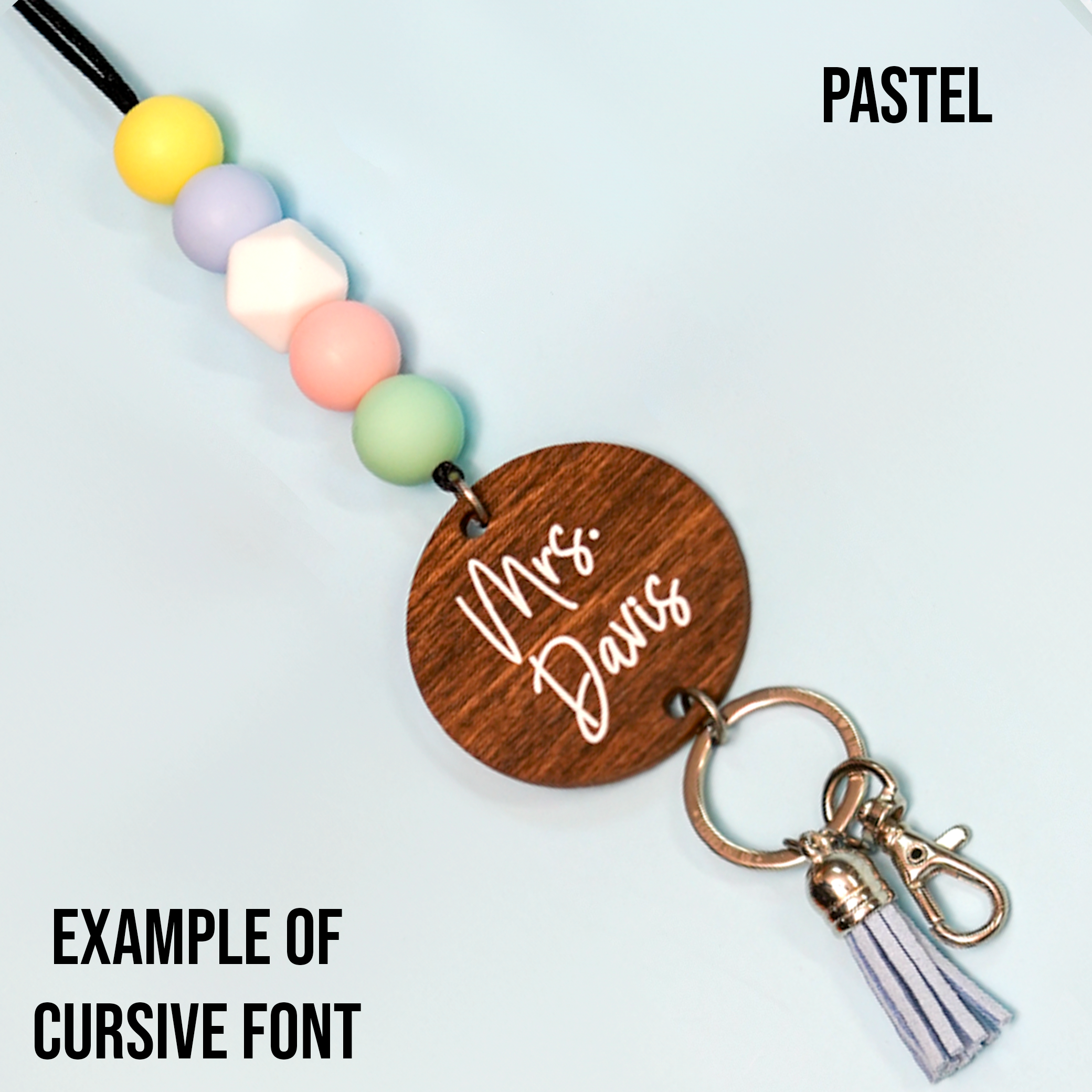 Bright and Bold Personalized Lanyard