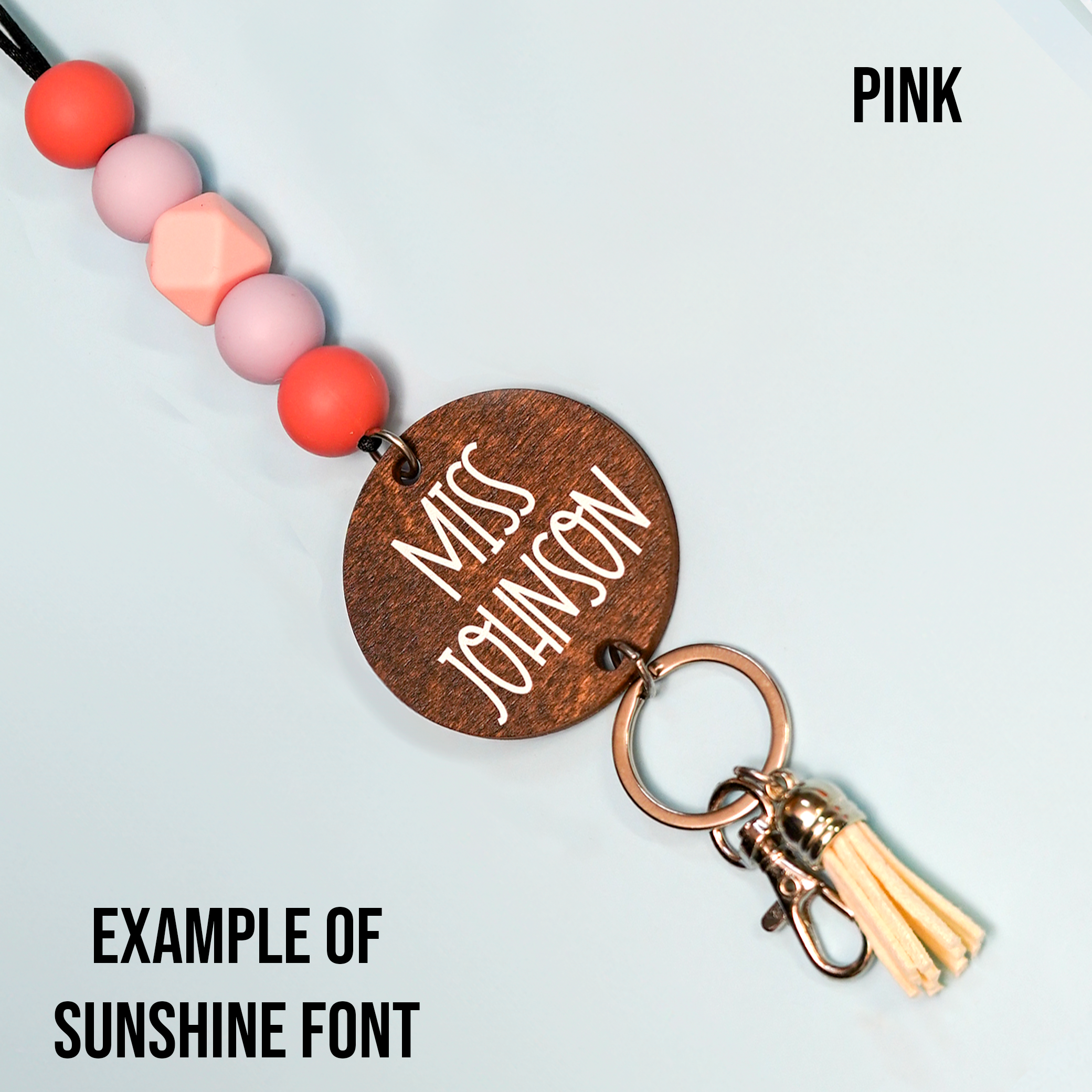 Bright and Bold Personalized Lanyard