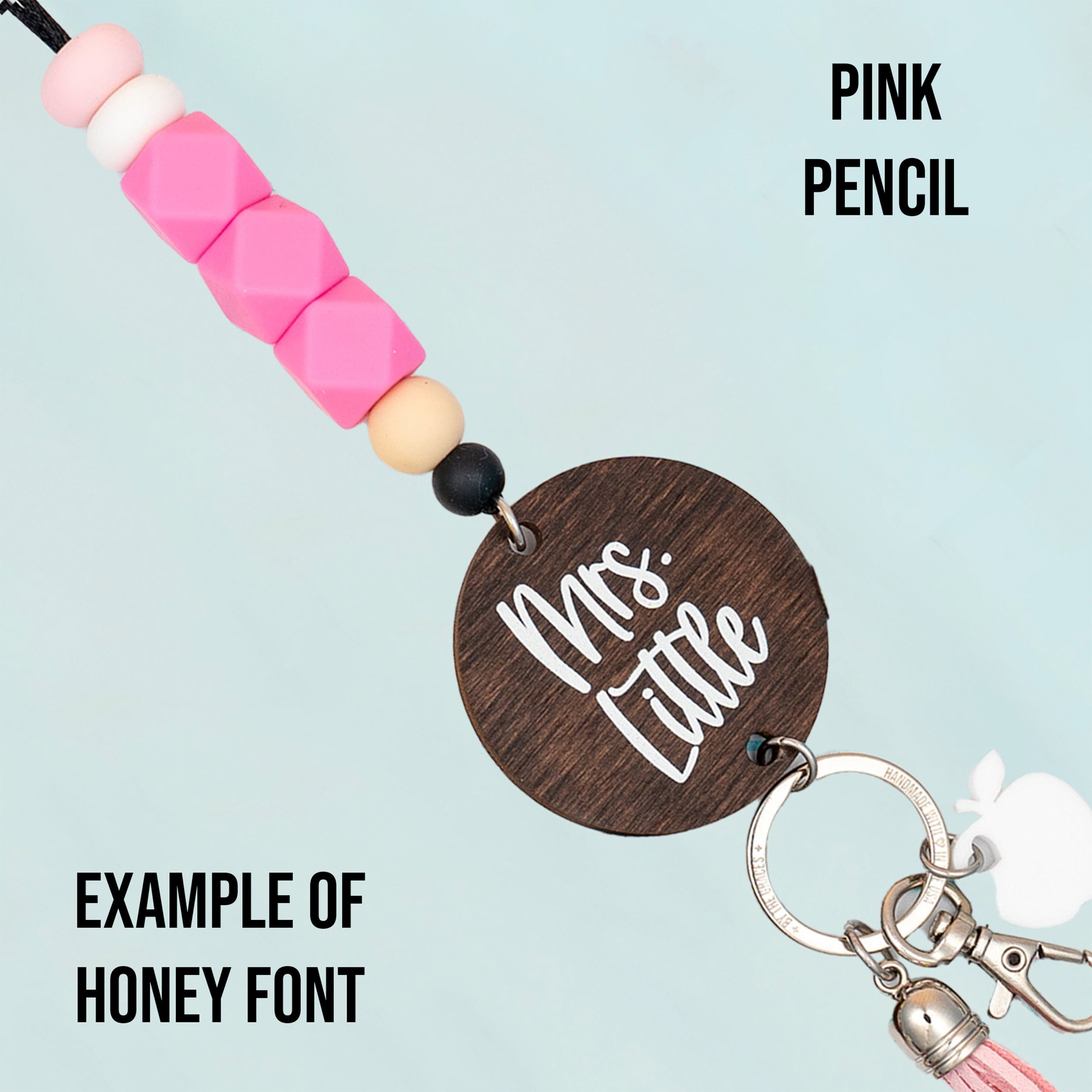 Colored Pencil Personalized Lanyard