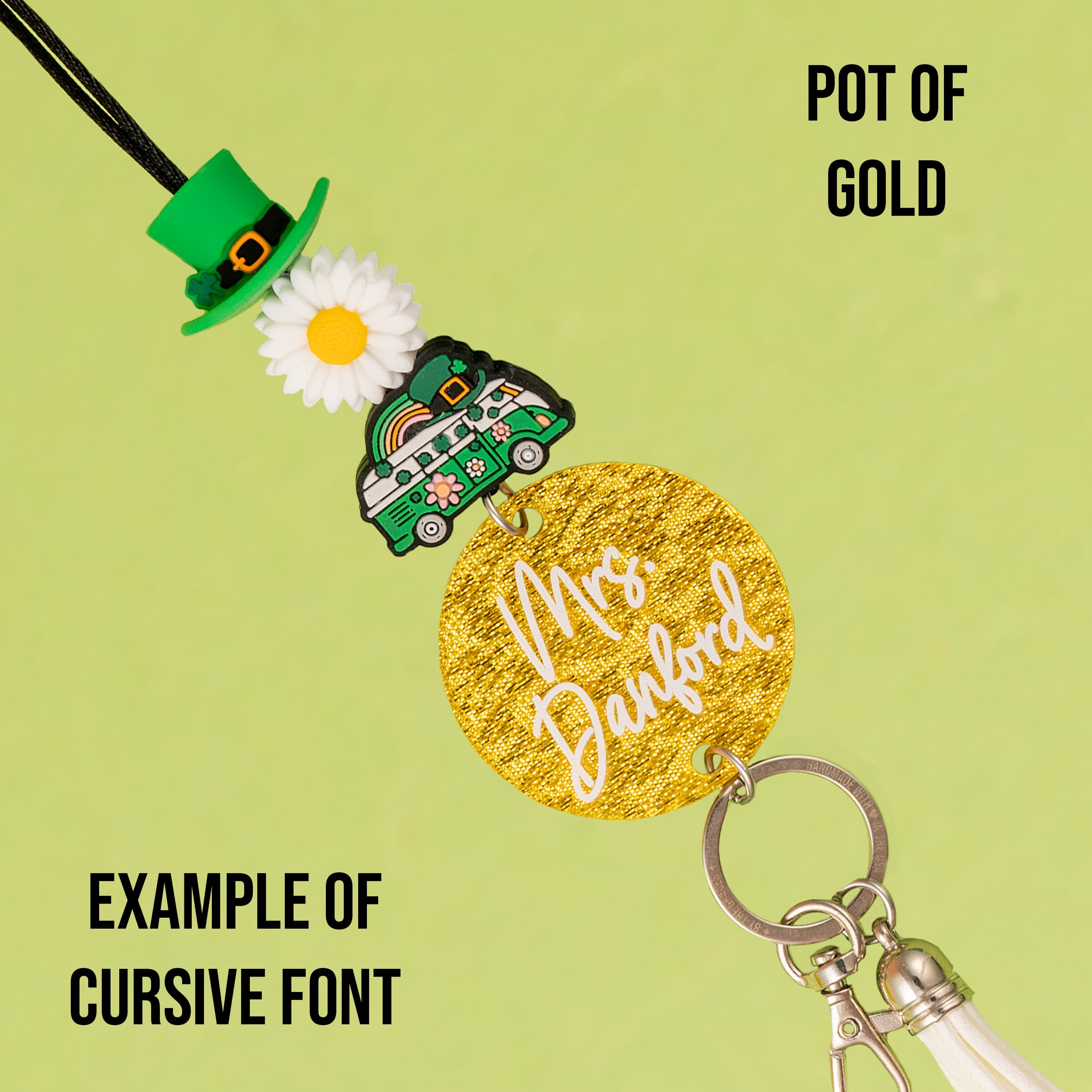 St. Patrick's Day 2025 Personalized Seasonal Lanyard