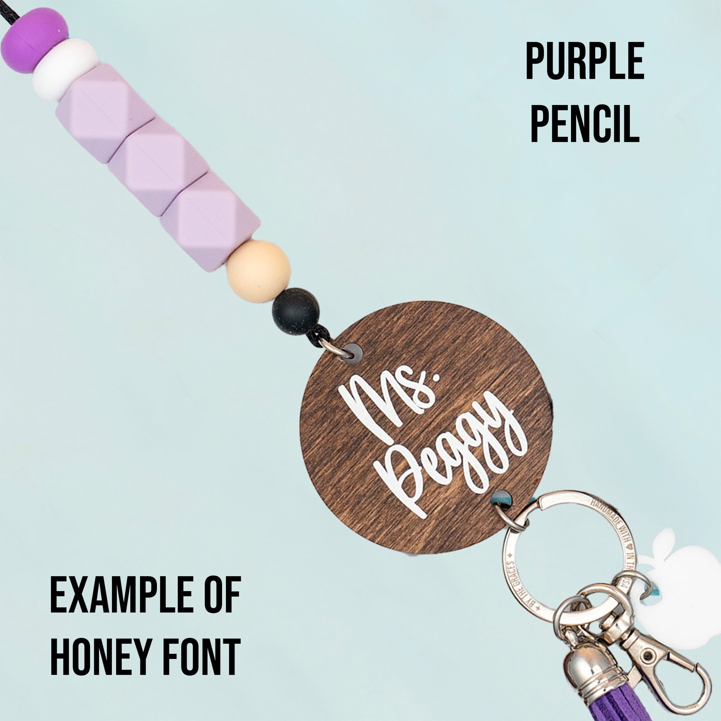 Colored Pencil Personalized Lanyard