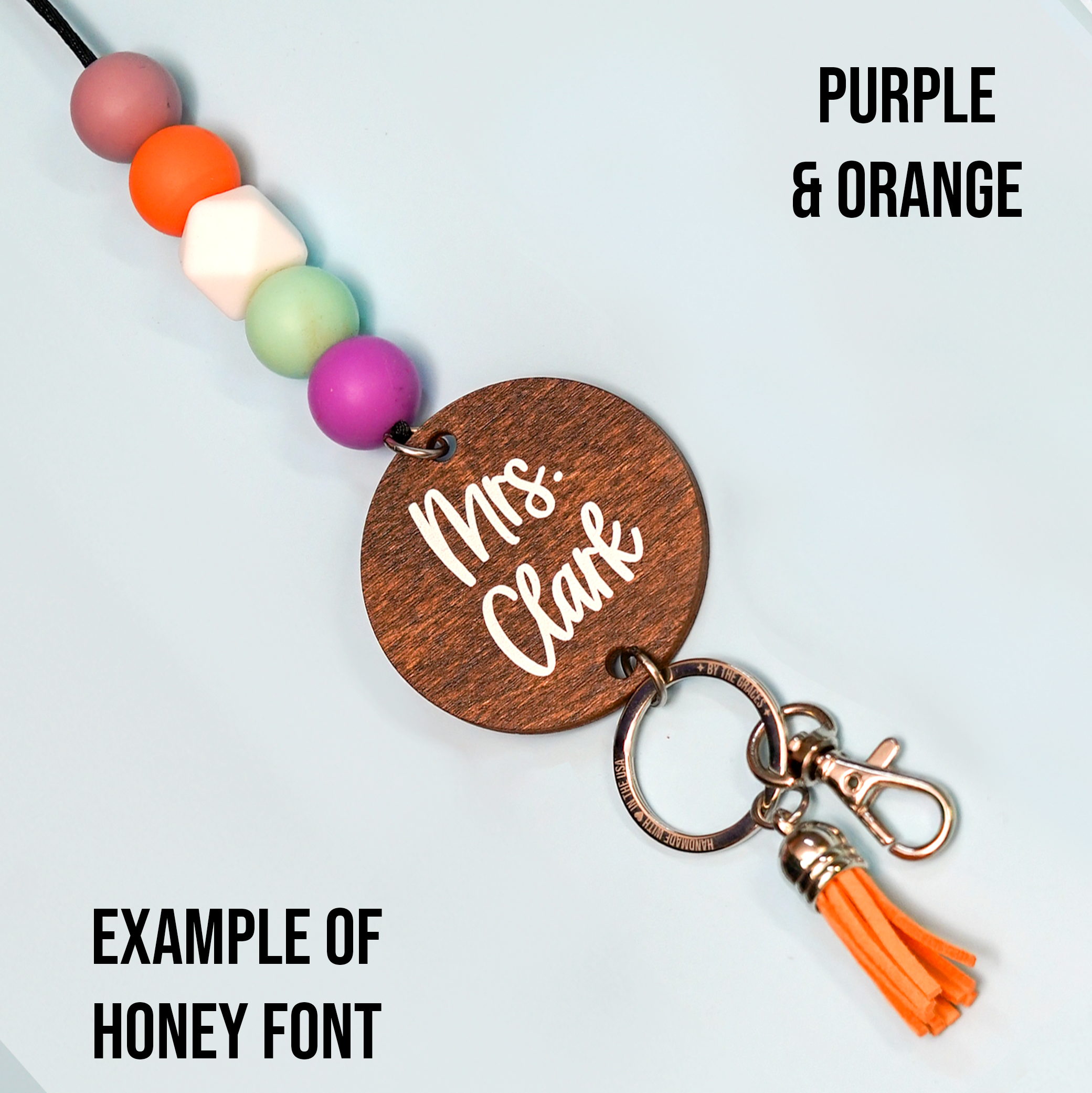 Bright and Bold Personalized Lanyard