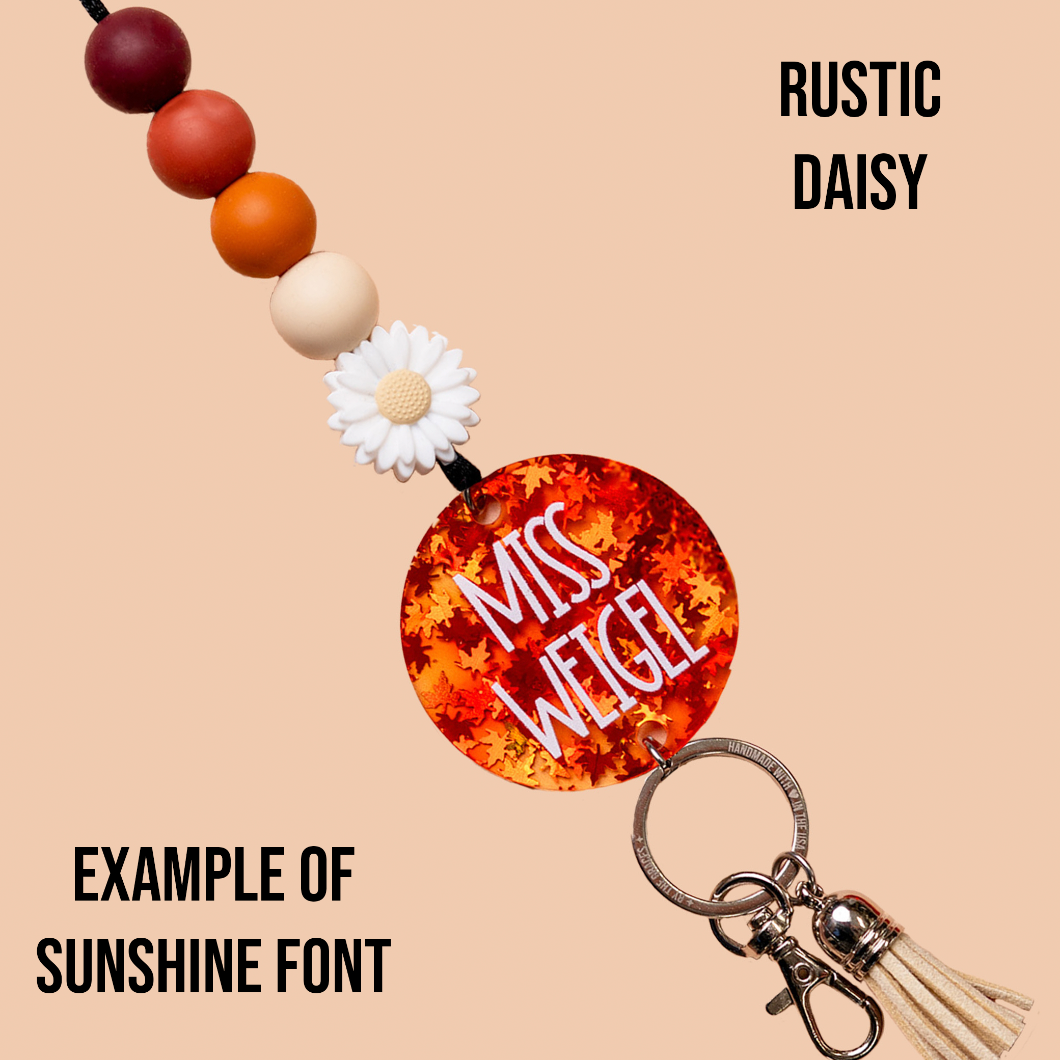 Fall 2025 Personalized Seasonal Lanyard