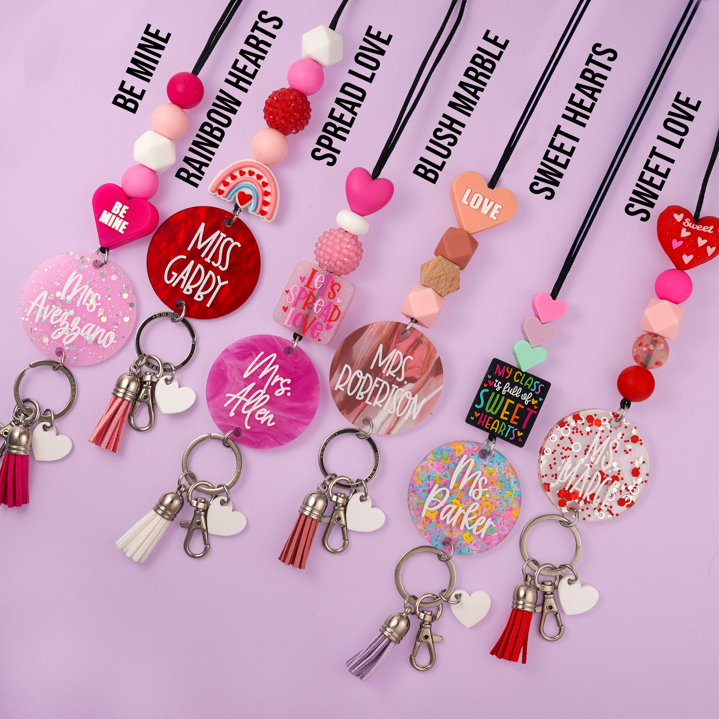 Valentine's Day 2026 Personalized Seasonal Lanyard