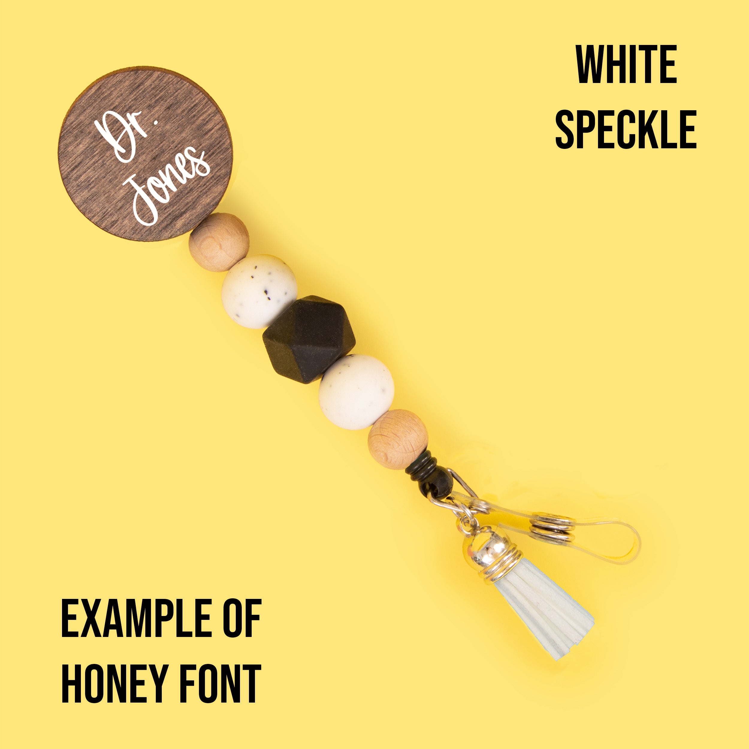 The Classics Personalized Beaded Badge Reel