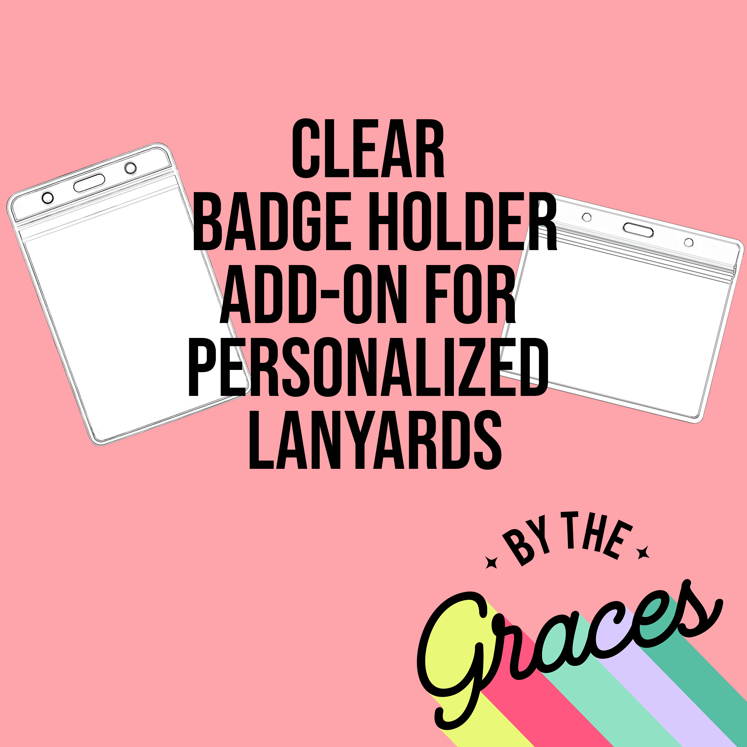 Clear Badge Holder/Pouch