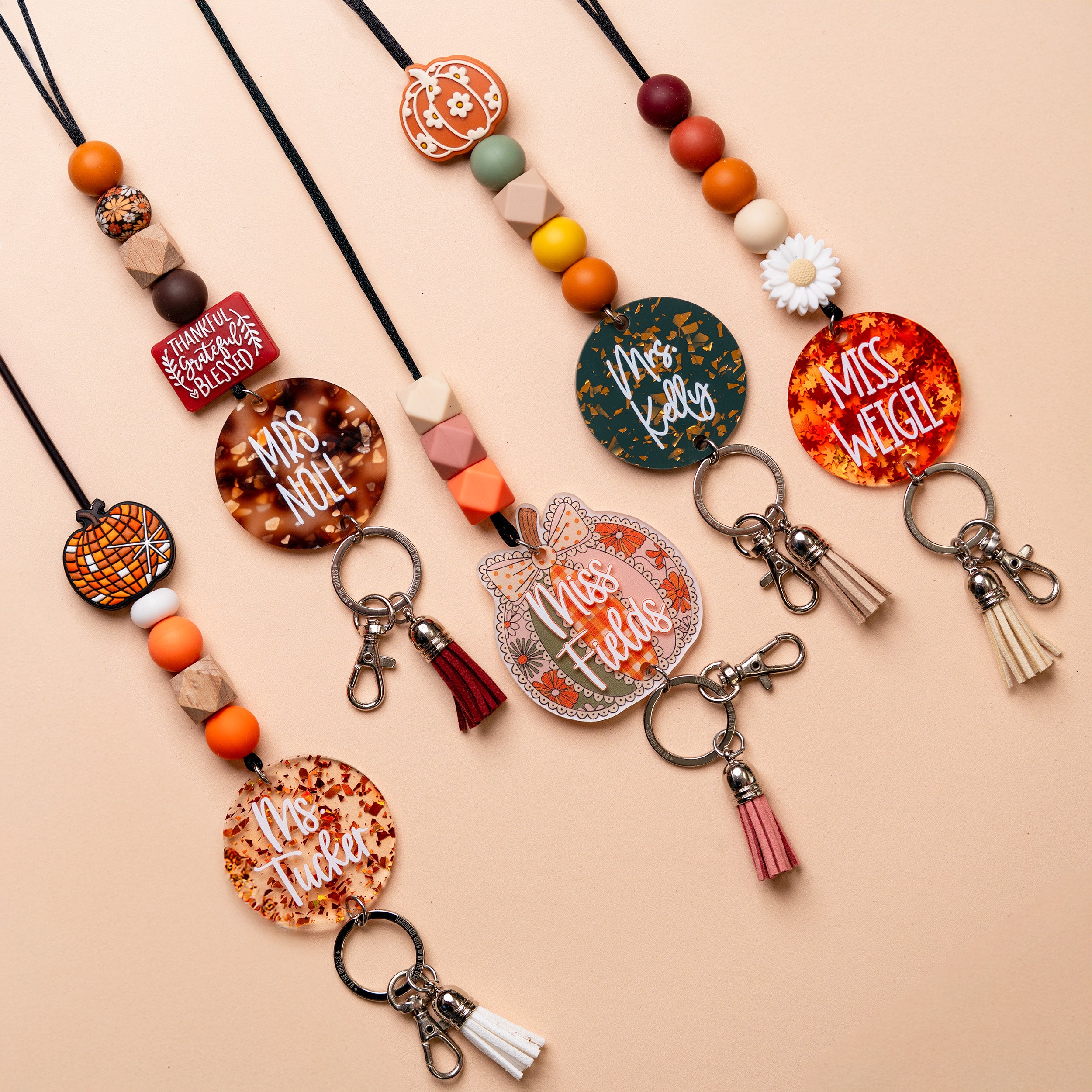 Fall 2025 Personalized Seasonal Lanyard – By the Graces
