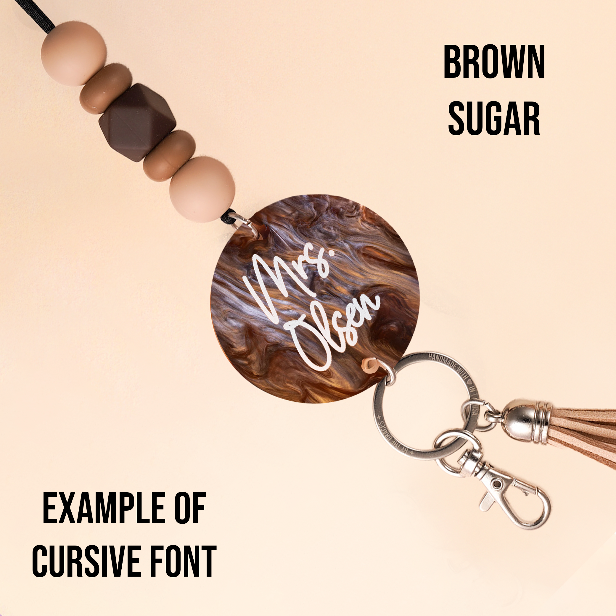 Cozy Cafe Personalized Lanyard