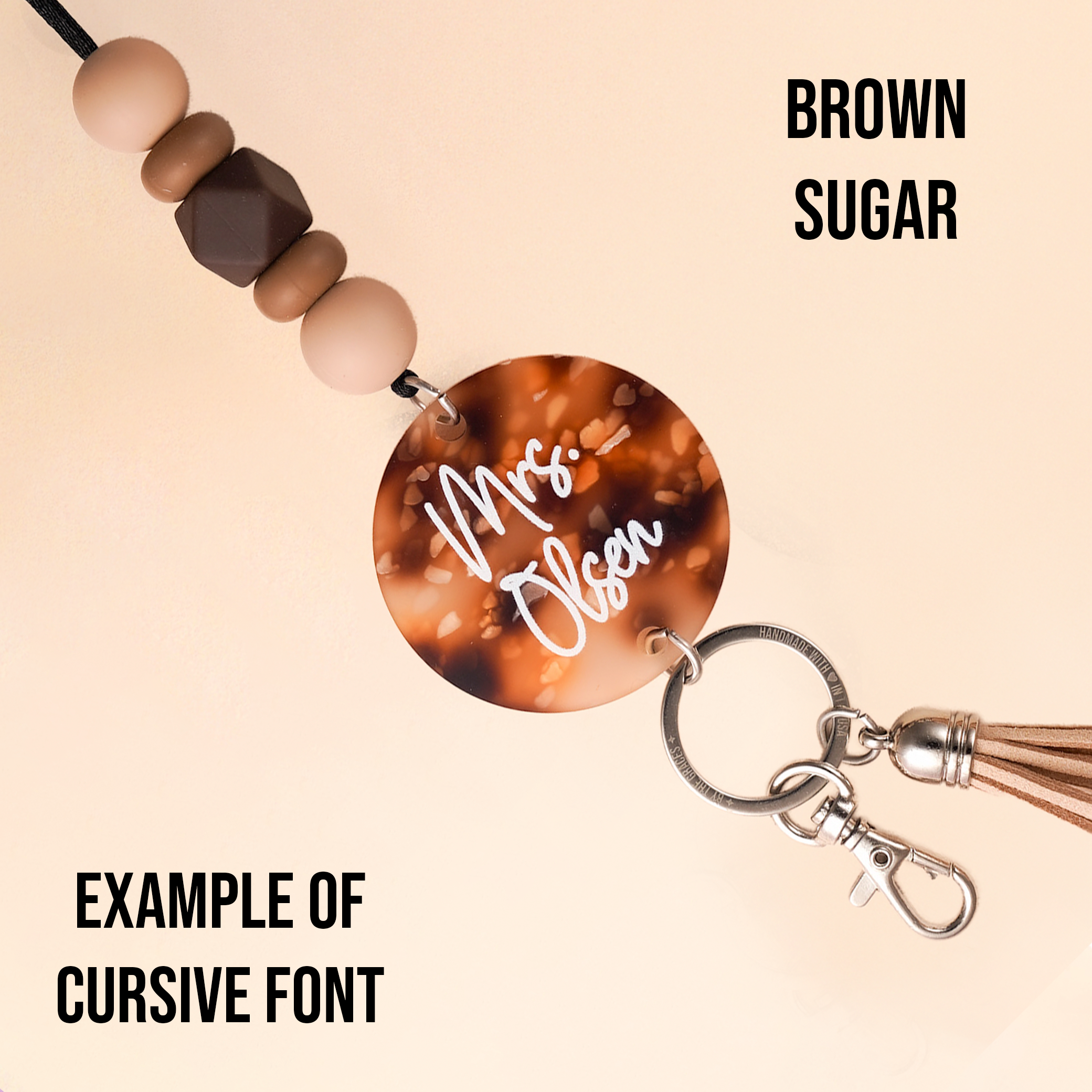 Cozy Cafe Personalized Lanyard