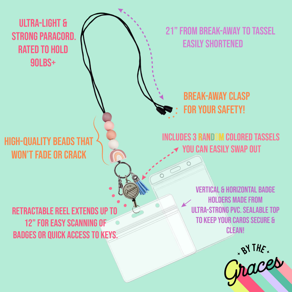Cozy Rosy Lanyard
