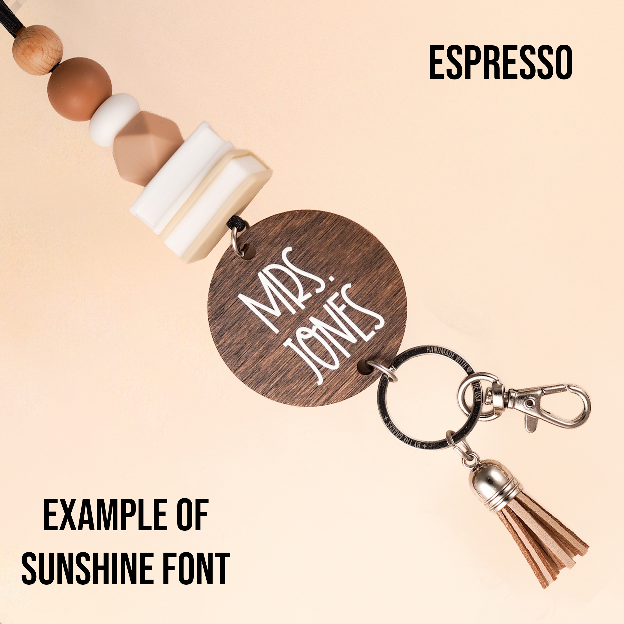 Cozy Cafe Personalized Lanyard
