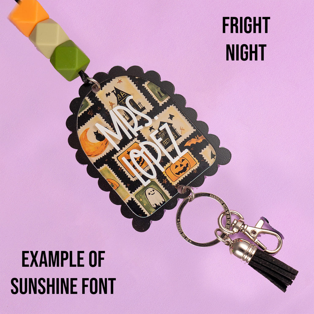 Halloween 2025 Personalized Lanyard