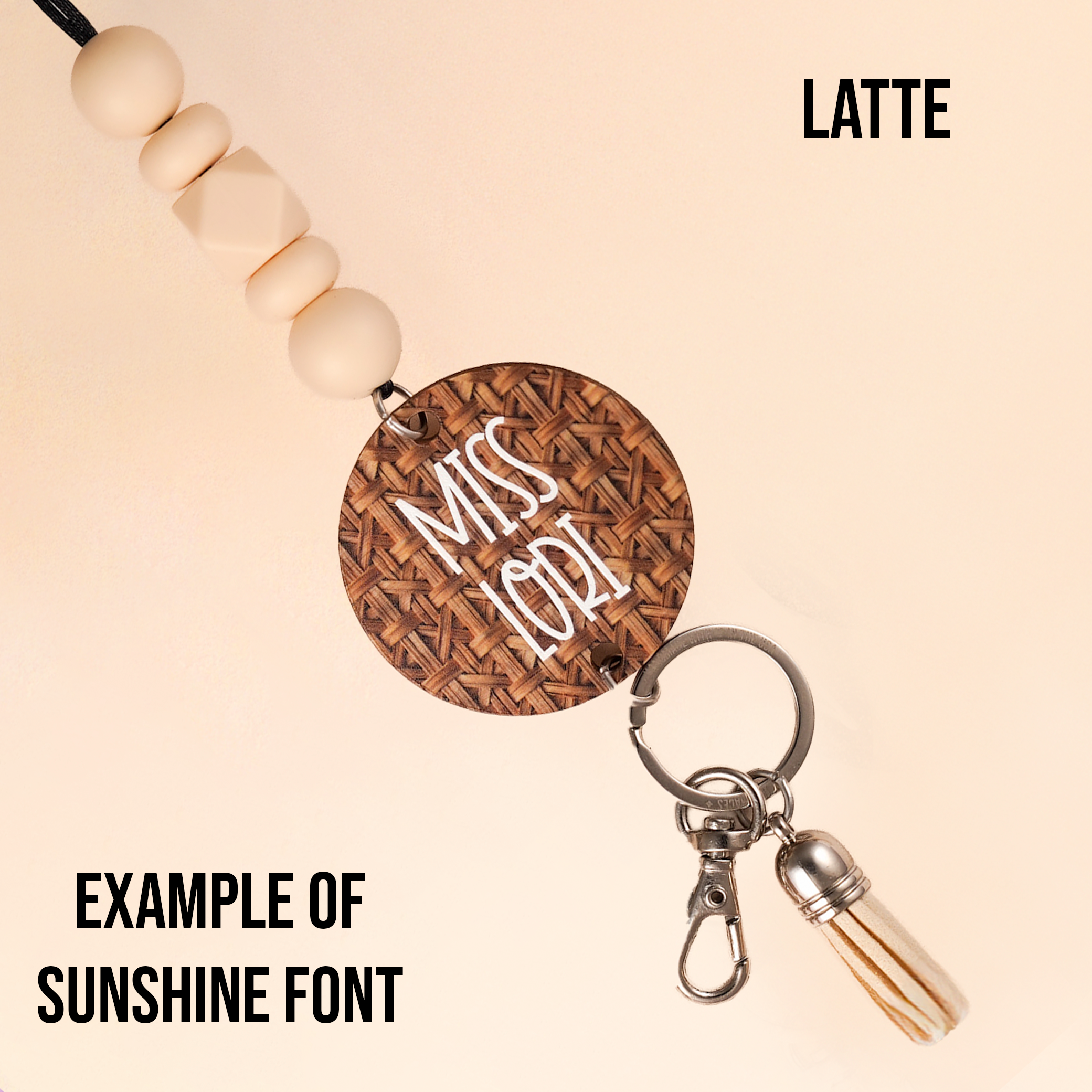 Cozy Cafe Personalized Lanyard