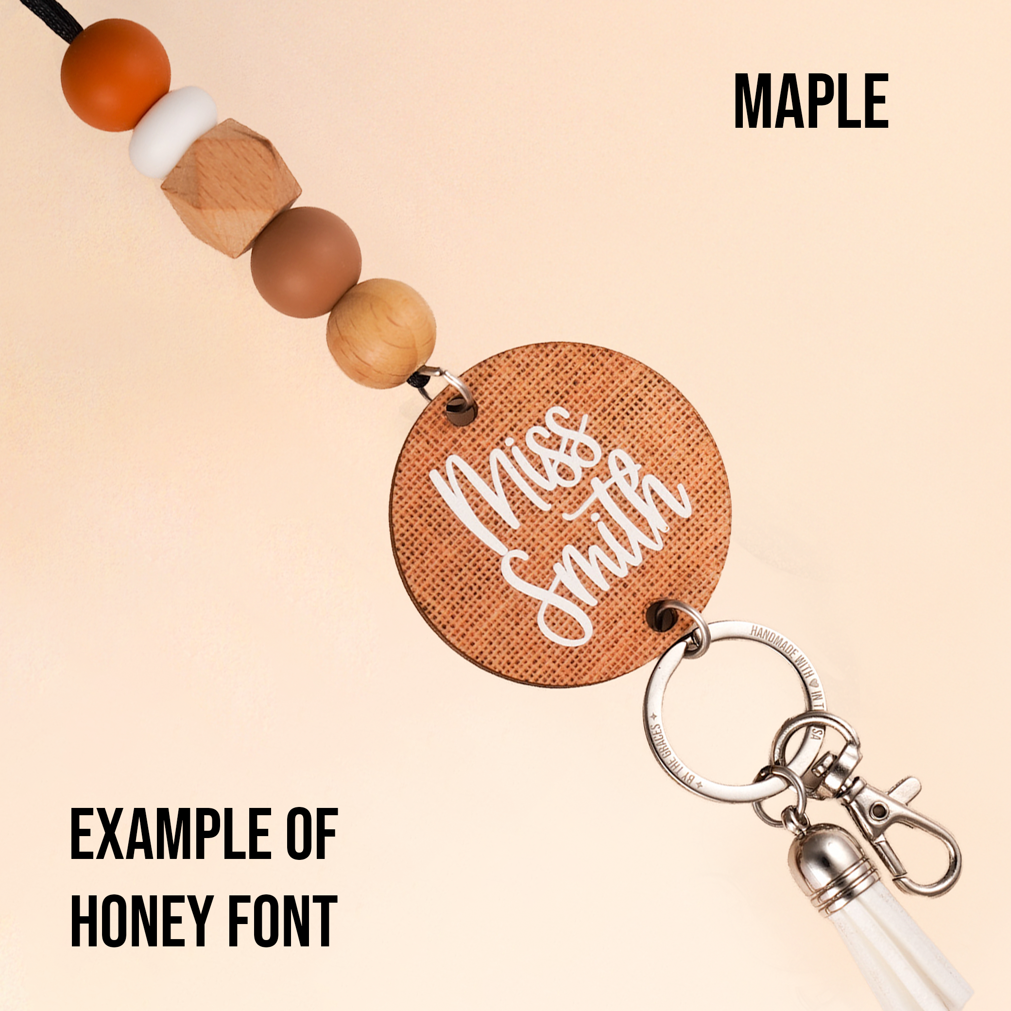 Cozy Cafe Personalized Lanyard