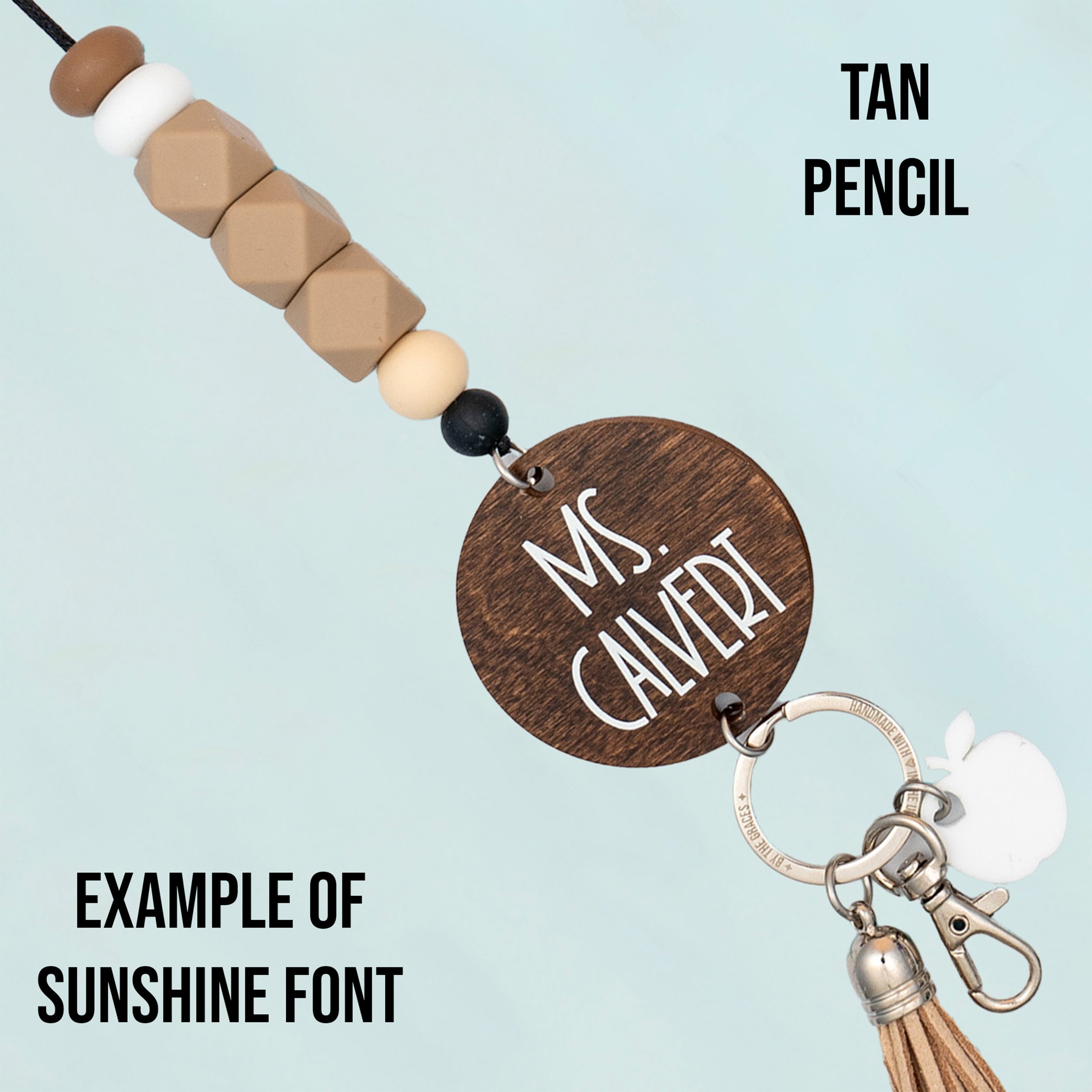 Colored Pencil Personalized Lanyard