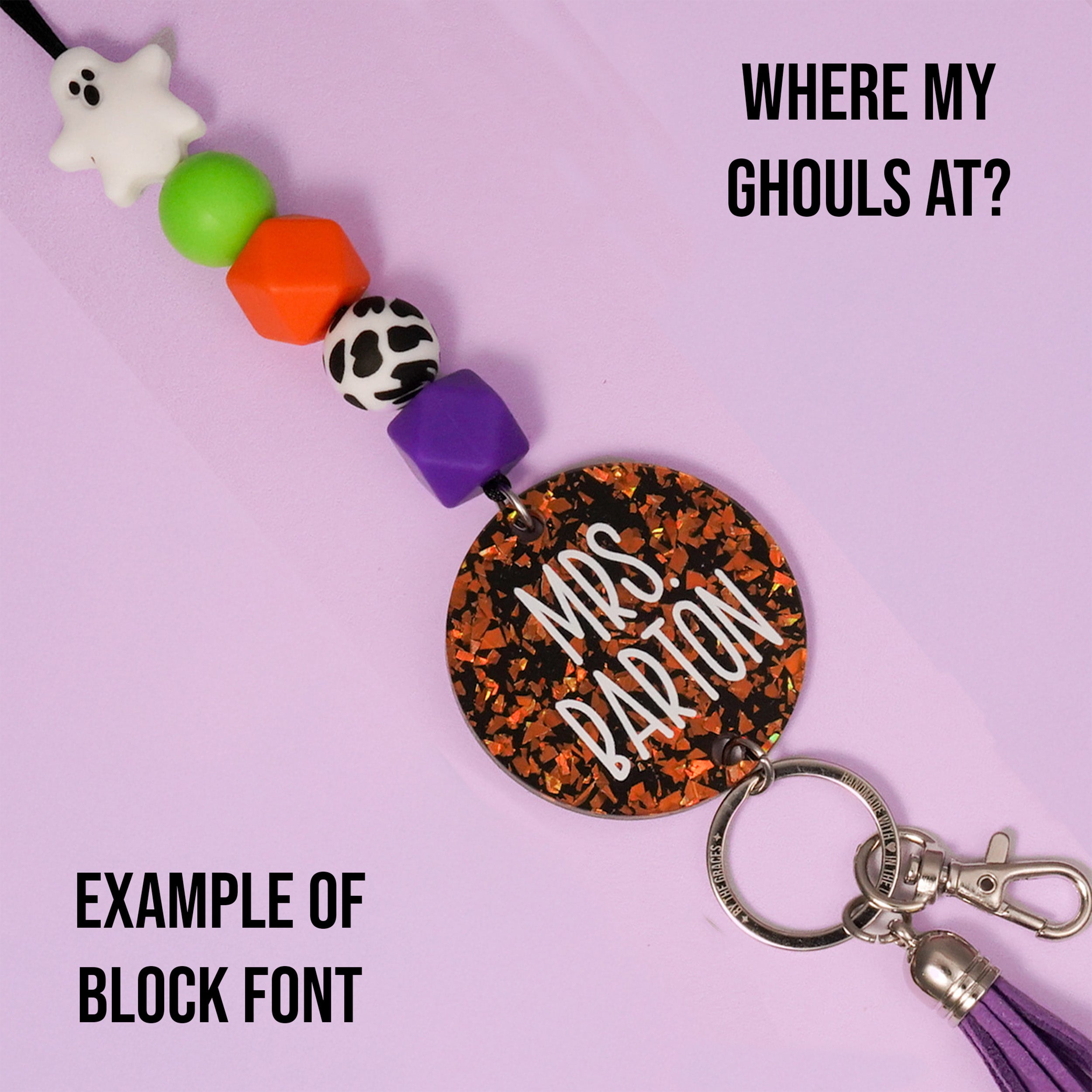 Halloween 2024 Personalized Seasonal Lanyard